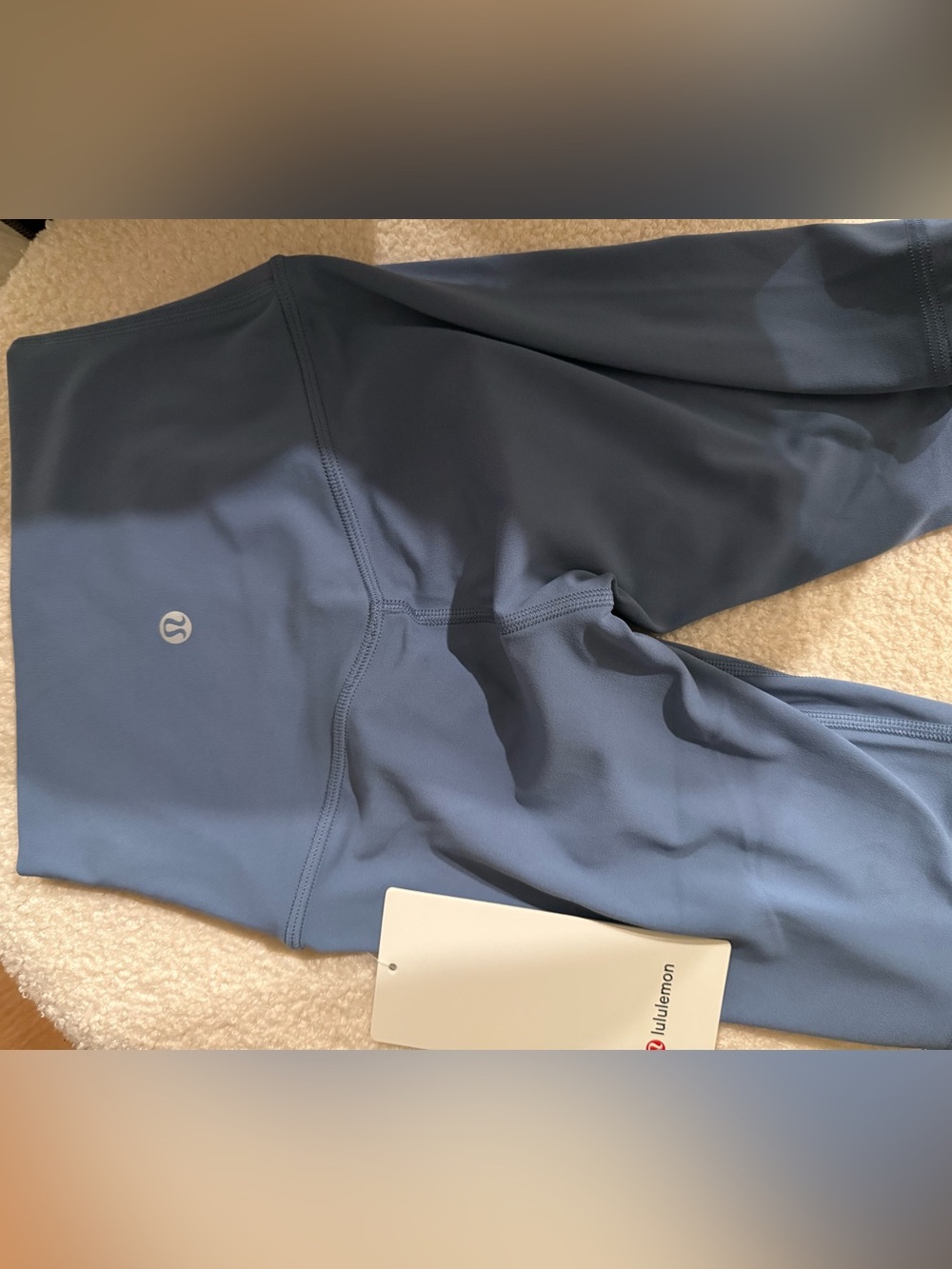 lululemon athletica high-rise short in slate blue